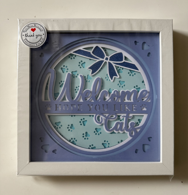 Welcome cats 3D Picture