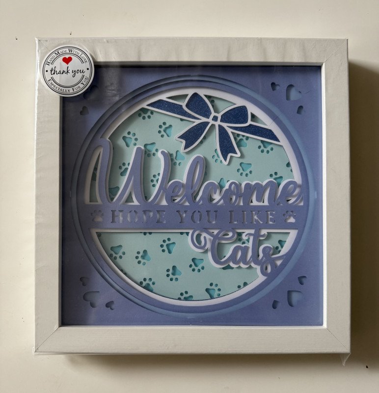 Welcome cats 3D Picture