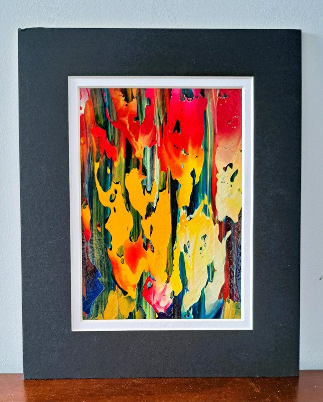 Sunset Original Abstract Acrylic Painting
