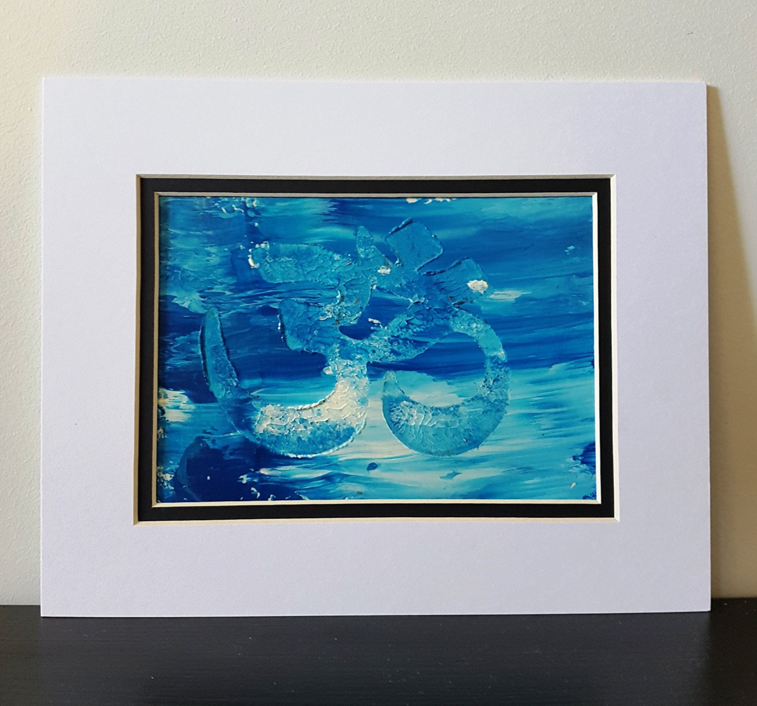 Blue Sky OM Abstract Acrylic Painting