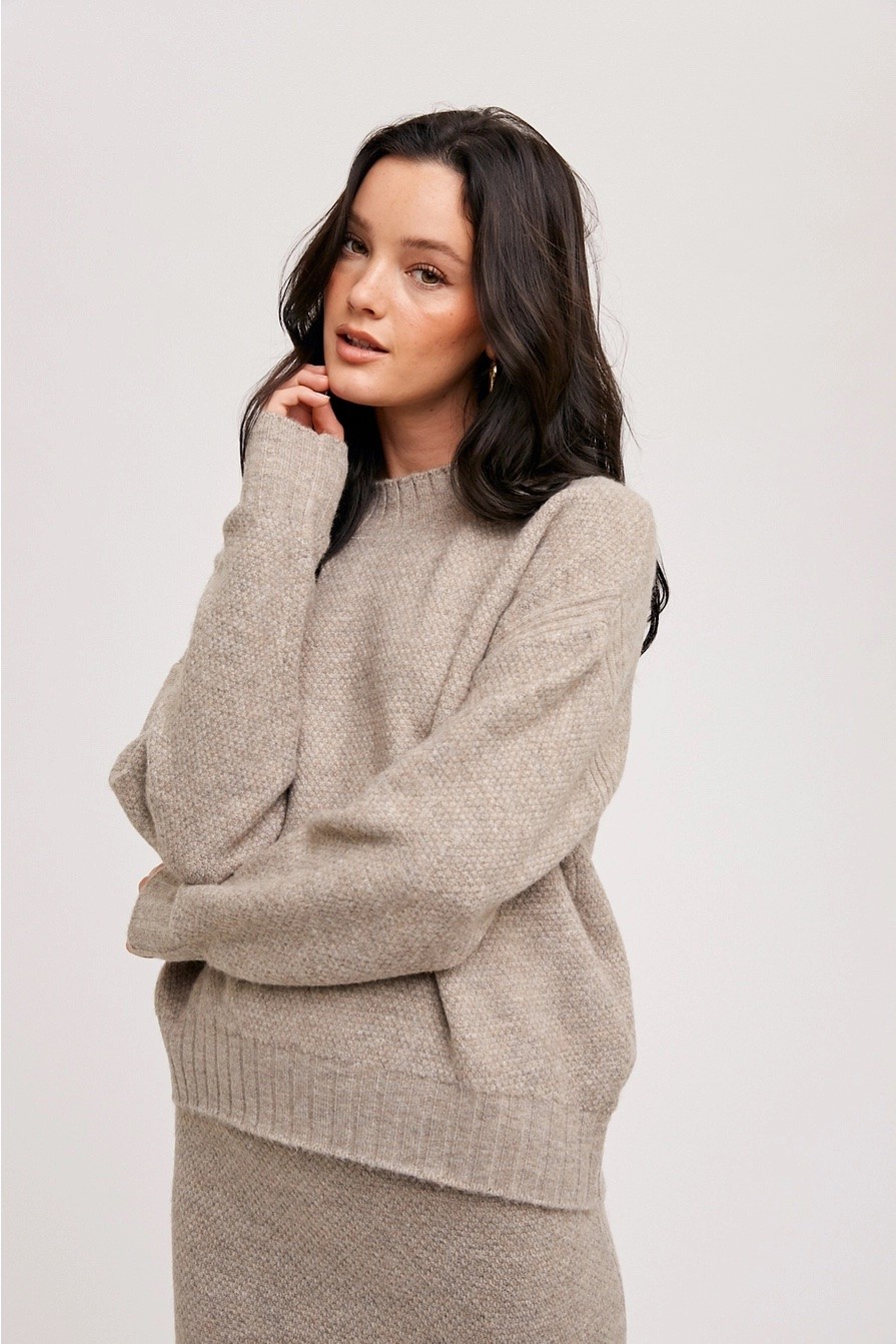 Mock Neck Pullover