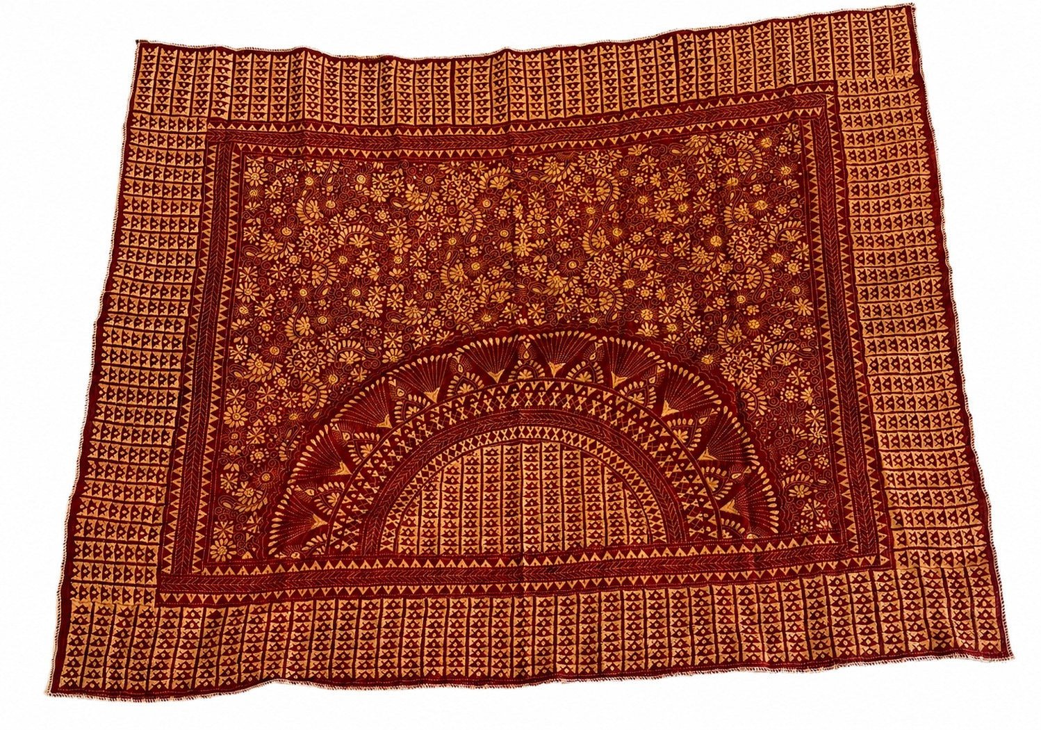 Hand Block Printed Cotton Table Cloth