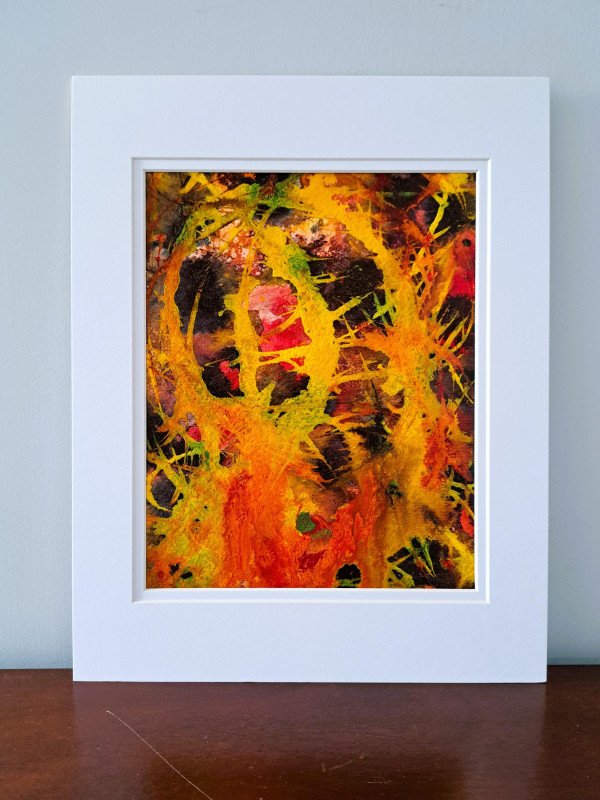 Light Watercolor Original Abstract Painting