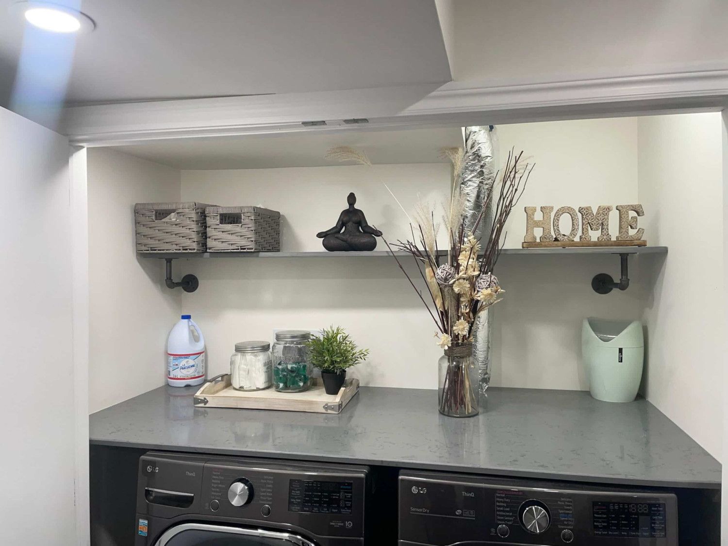 Wall mount – Spice Rack – Pipe Spice Rack – Home Decor – Spice holder – Industrial style spice rack