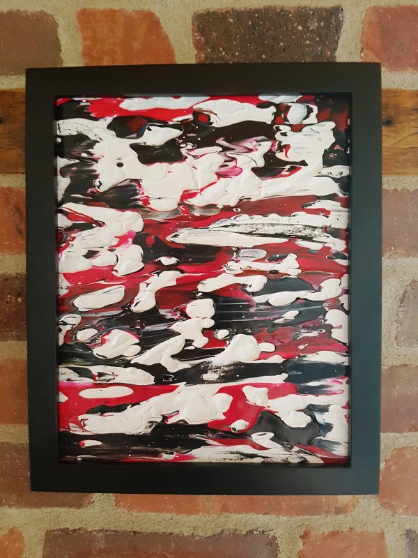 Stormy Night Abstract Acrylic Painting