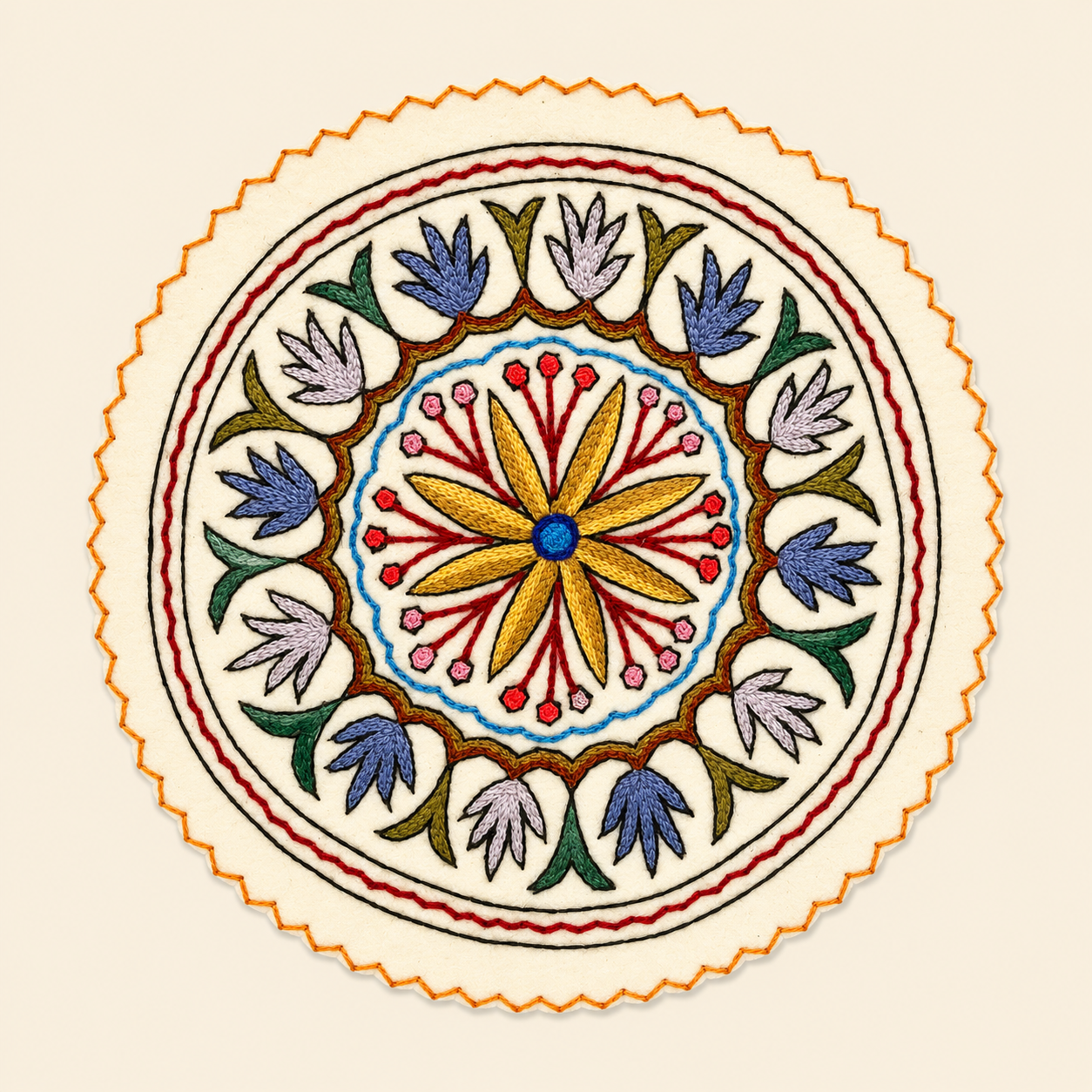 Handcrafted Kashmiri Namda