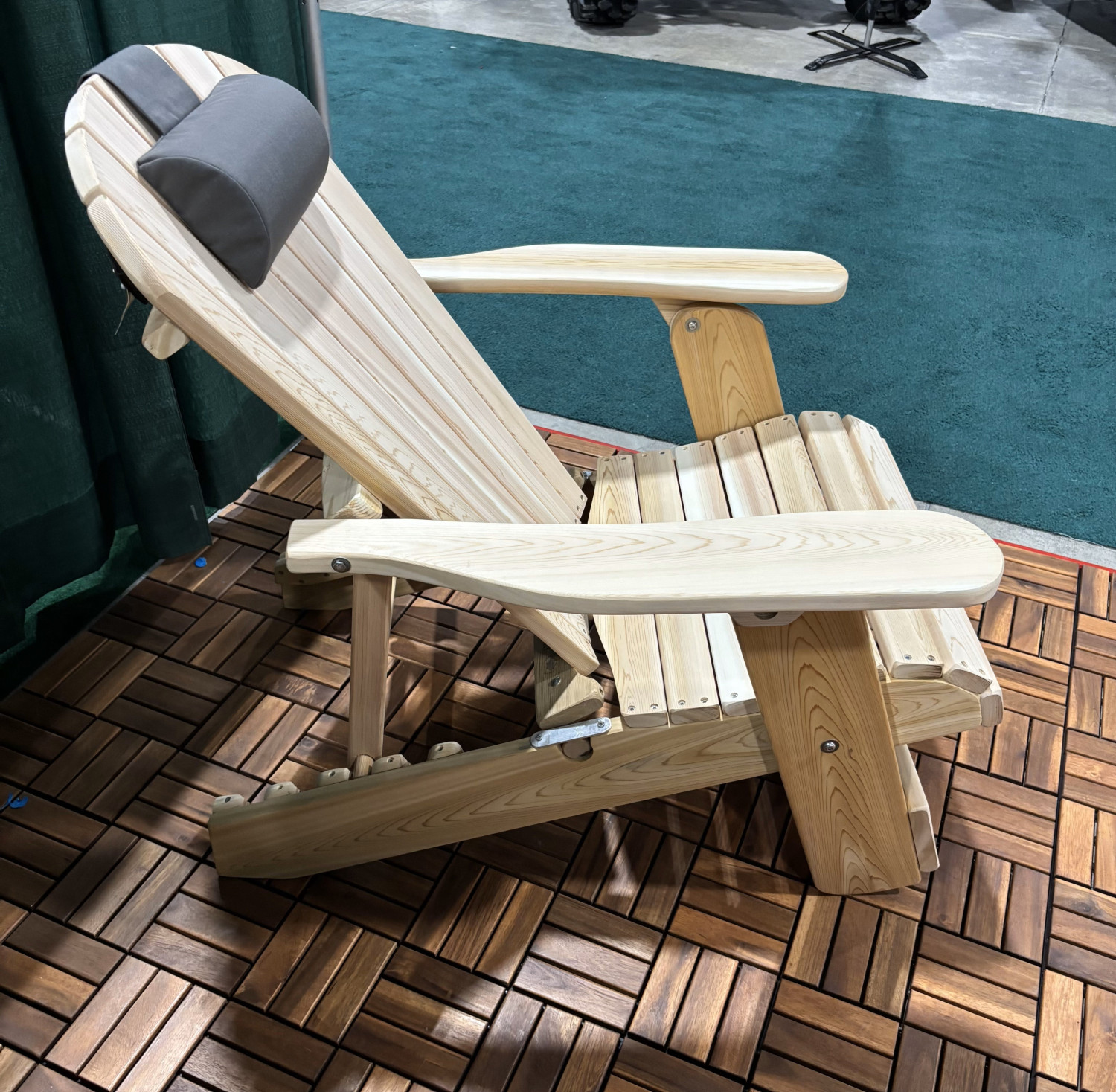 Wooden Royal Elevated Reclining Adirondack Chair