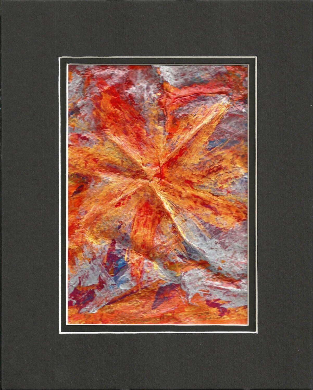 Sun Abstract Acrylic Original Painting