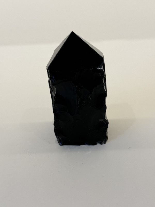 Black Obsidian Tower (half polished)