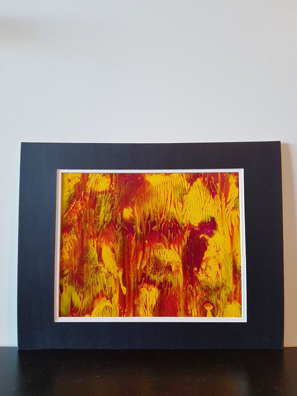 Sunshine Garden Abstract Original Acrylic Painting