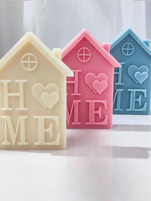 House Shape Candle Silicone Mold