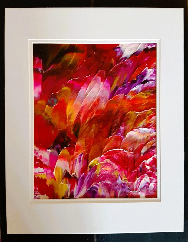 Garden Party Acrylic Painting